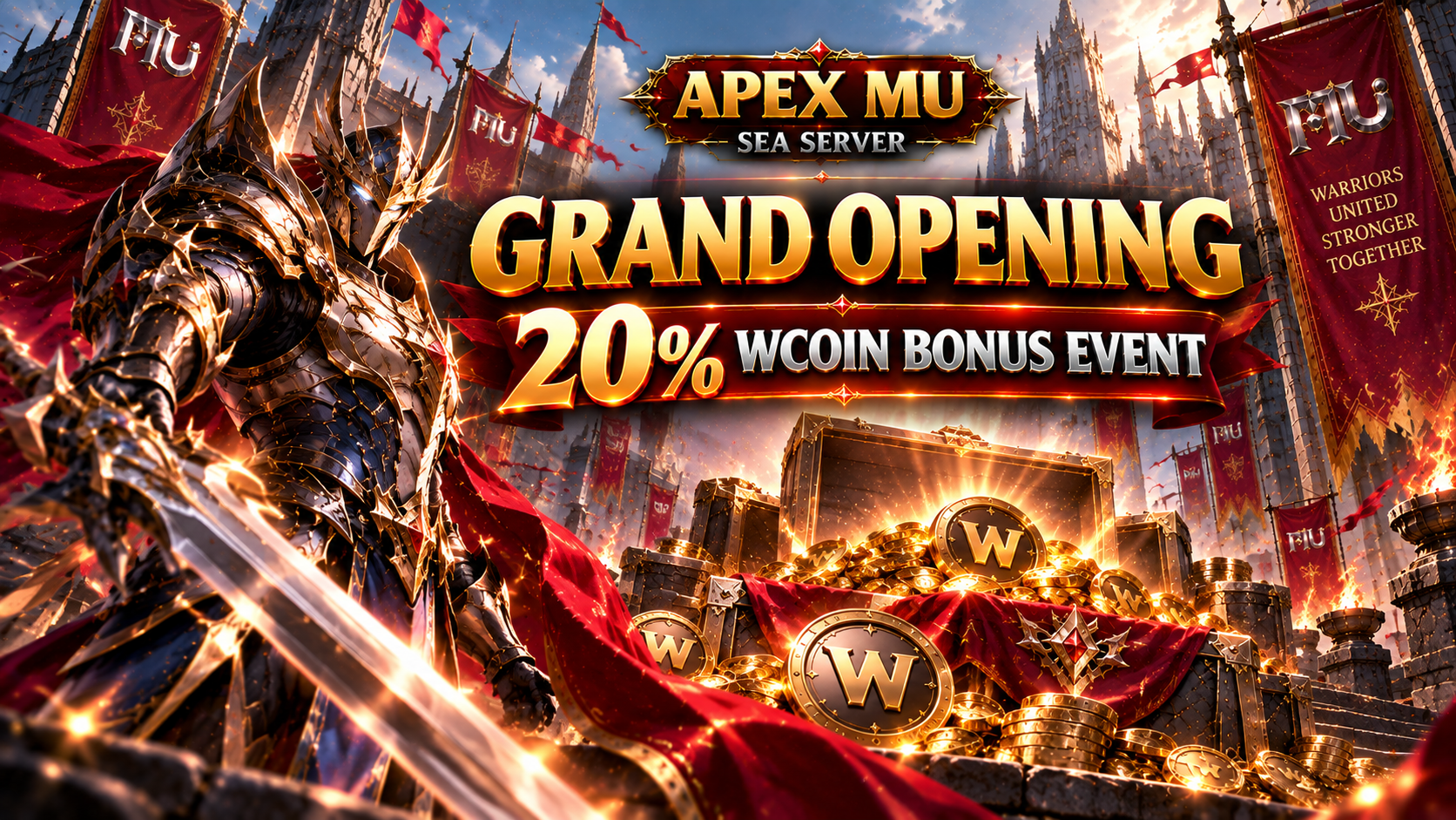 Opening Celebration: 20% Extra WCoin Promotion